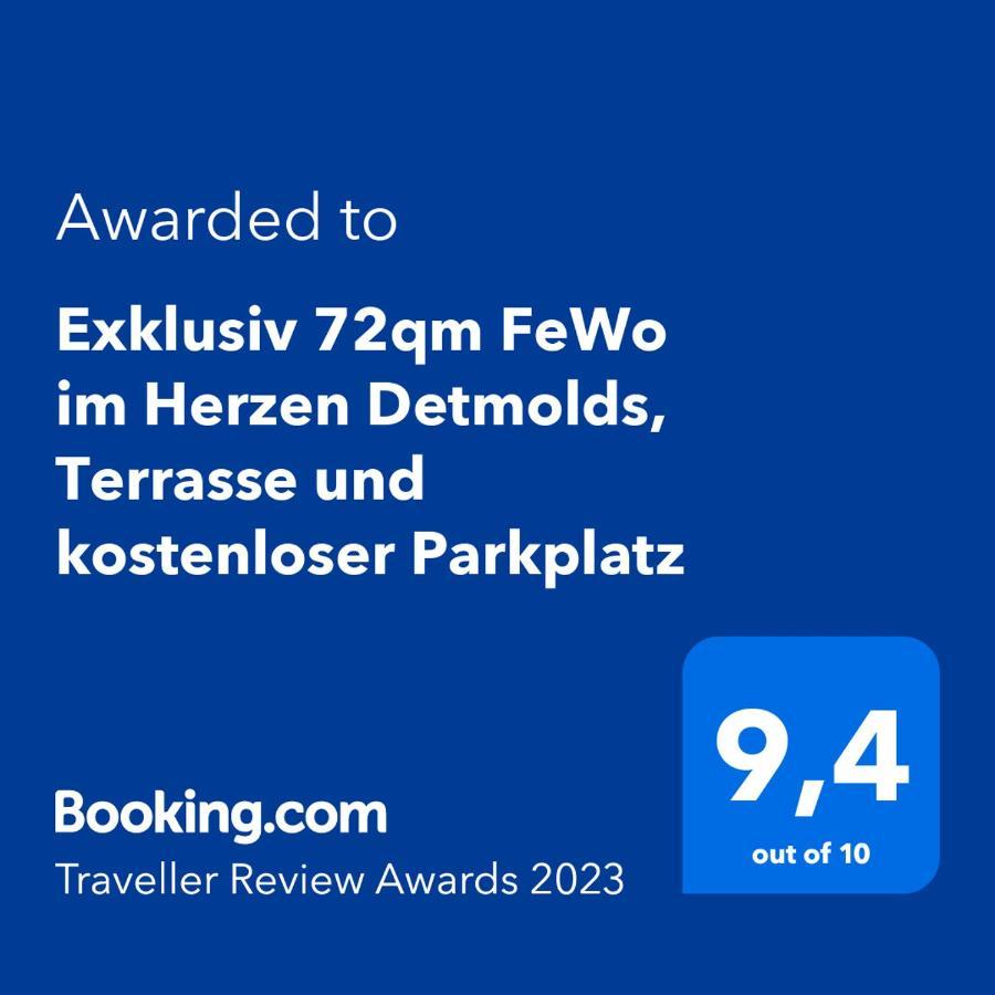 Exklusiv 72Qm Fewo Im Herzen Detmolds, Terrasse Und Kostenloser Parkplatz Bagian luar foto